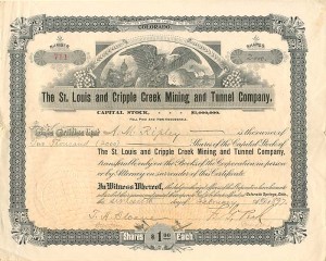 St. Louis and Cripple Creek Mining and Tunnel Co.